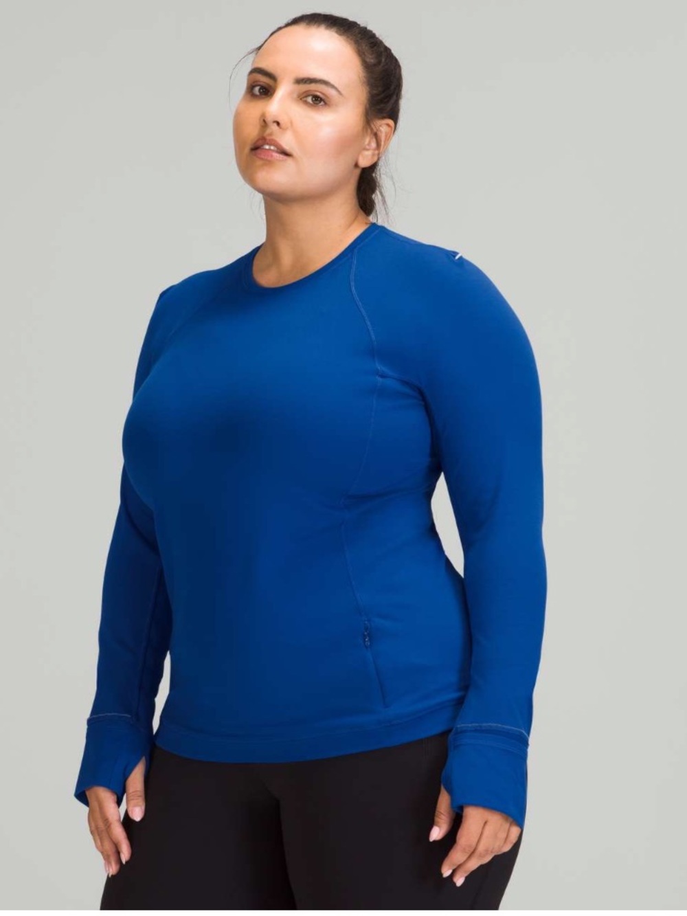 Lululemon Its Rulu Run Long Sleeve Shirt Symphony Blue Size 12 Large